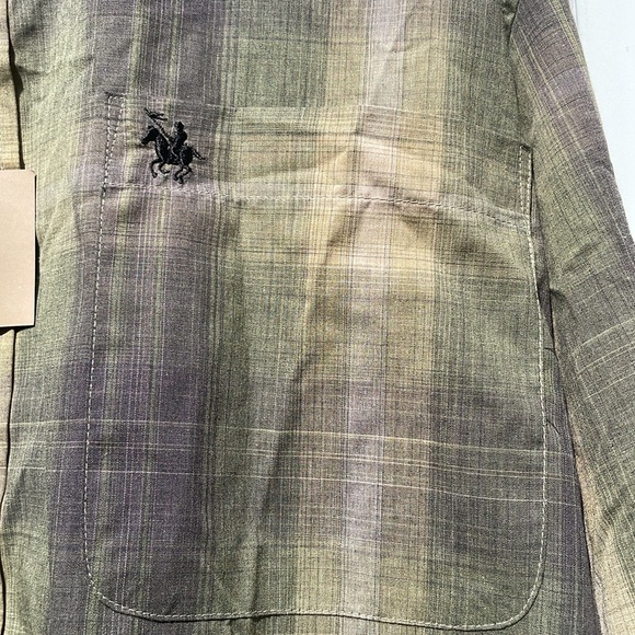 Knights Sports Wear Long Sleeve Button Up Front Pocket Shirt ~ Men’s 3X - Picture 3 of 7